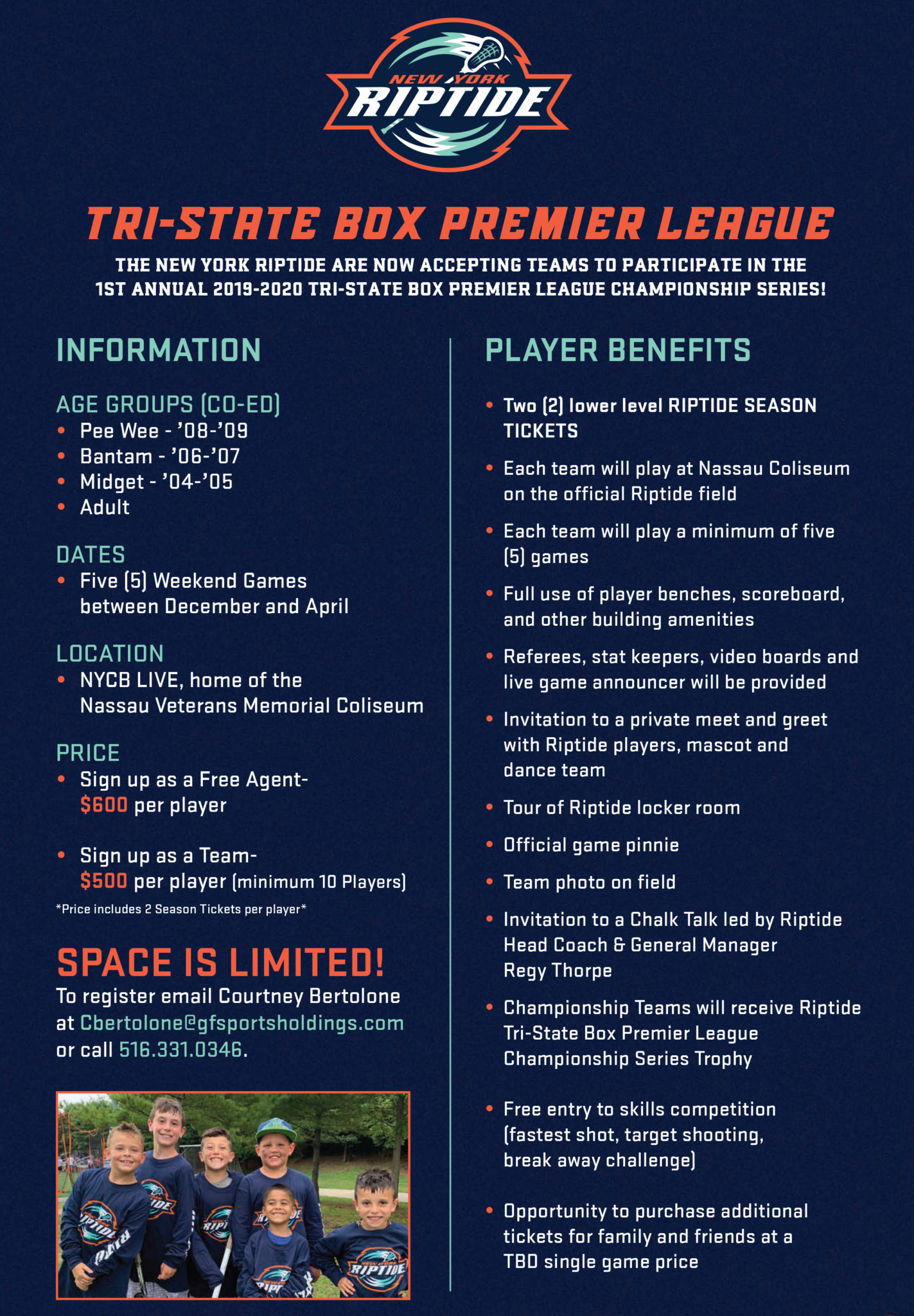 Information on Tri-State Box Premier League for upcoming lacrosse season